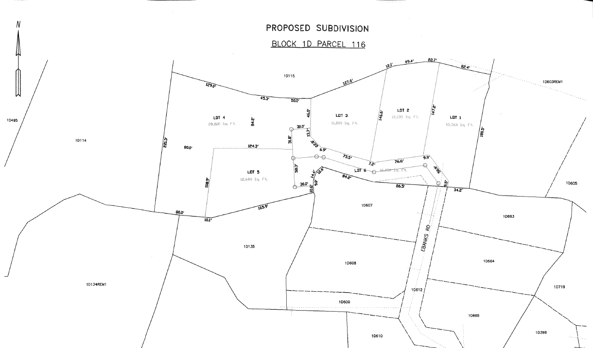 EBANKS ROAD SUBDIVISION LOT 2 - 0.278 ACRES EBANKS ROAD SUBDIVISION LOT 2 - 0.278 ACRES