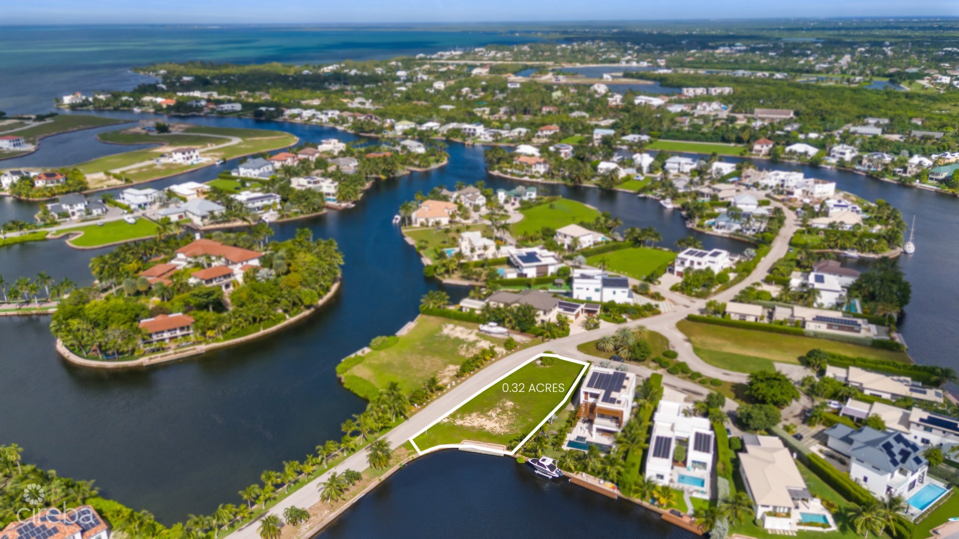 GRAND HARBOUR 0.32 ACRES, CANAL CORNER LOT