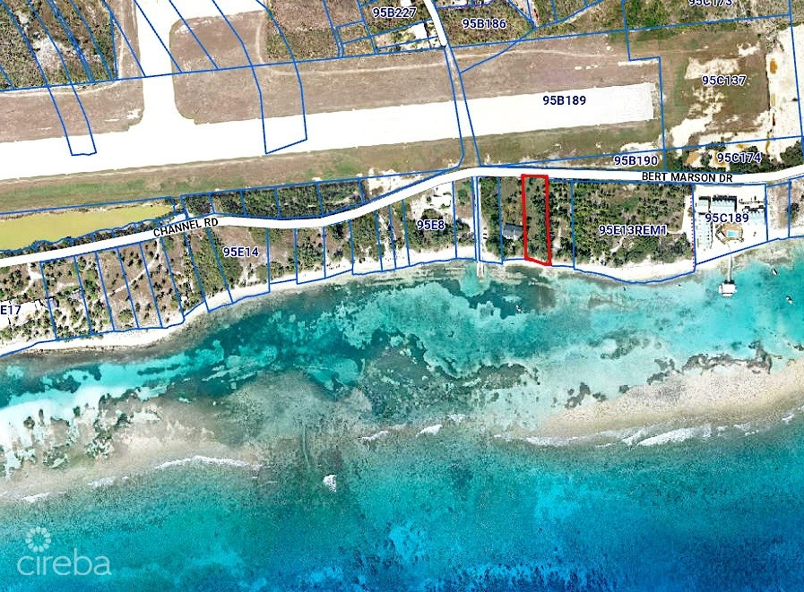 BEACHFRONT LAND - CAYMAN BRAC SOUTH SIDE 0.79 ACRES