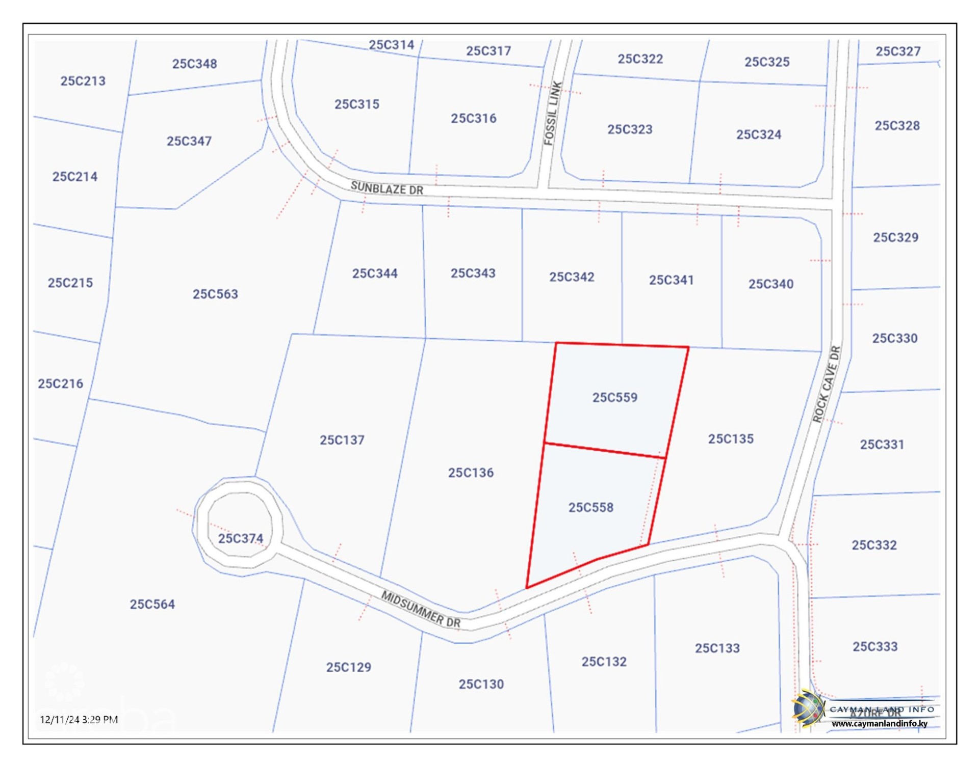 MIDSUMMER DR. RESIDENTIAL LAND