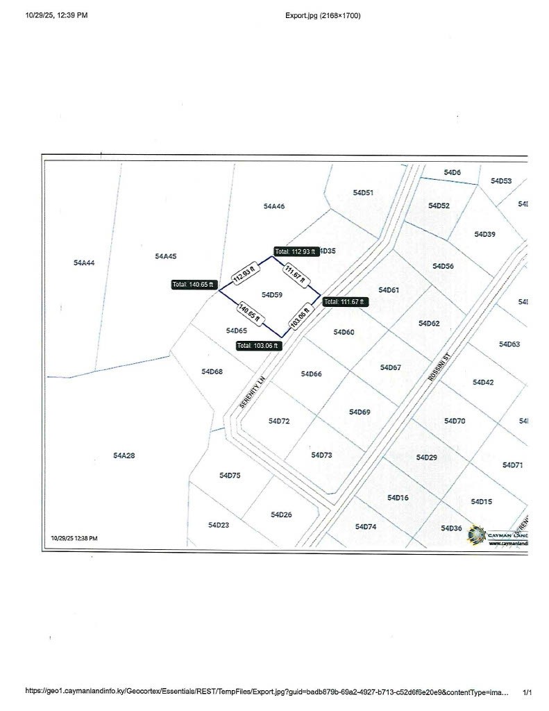 OVERSIZED HOUSE LOT, SERENITY LANE, FRANK SOUND ROAD