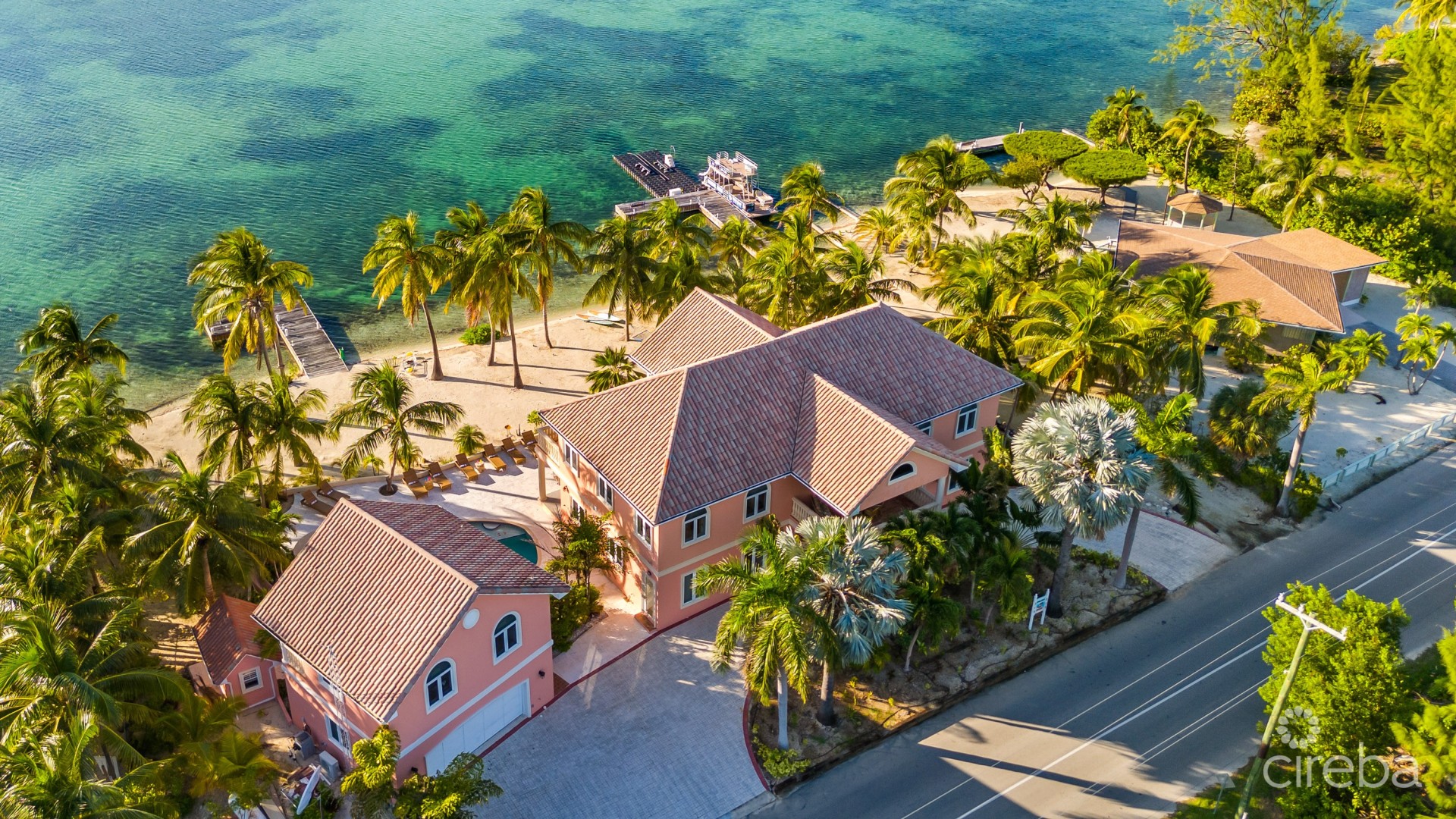 PIECES OF EIGHT - RARE 200 FT BEACHFRONT ESTATE, CAYMAN KAI / RUM POINT