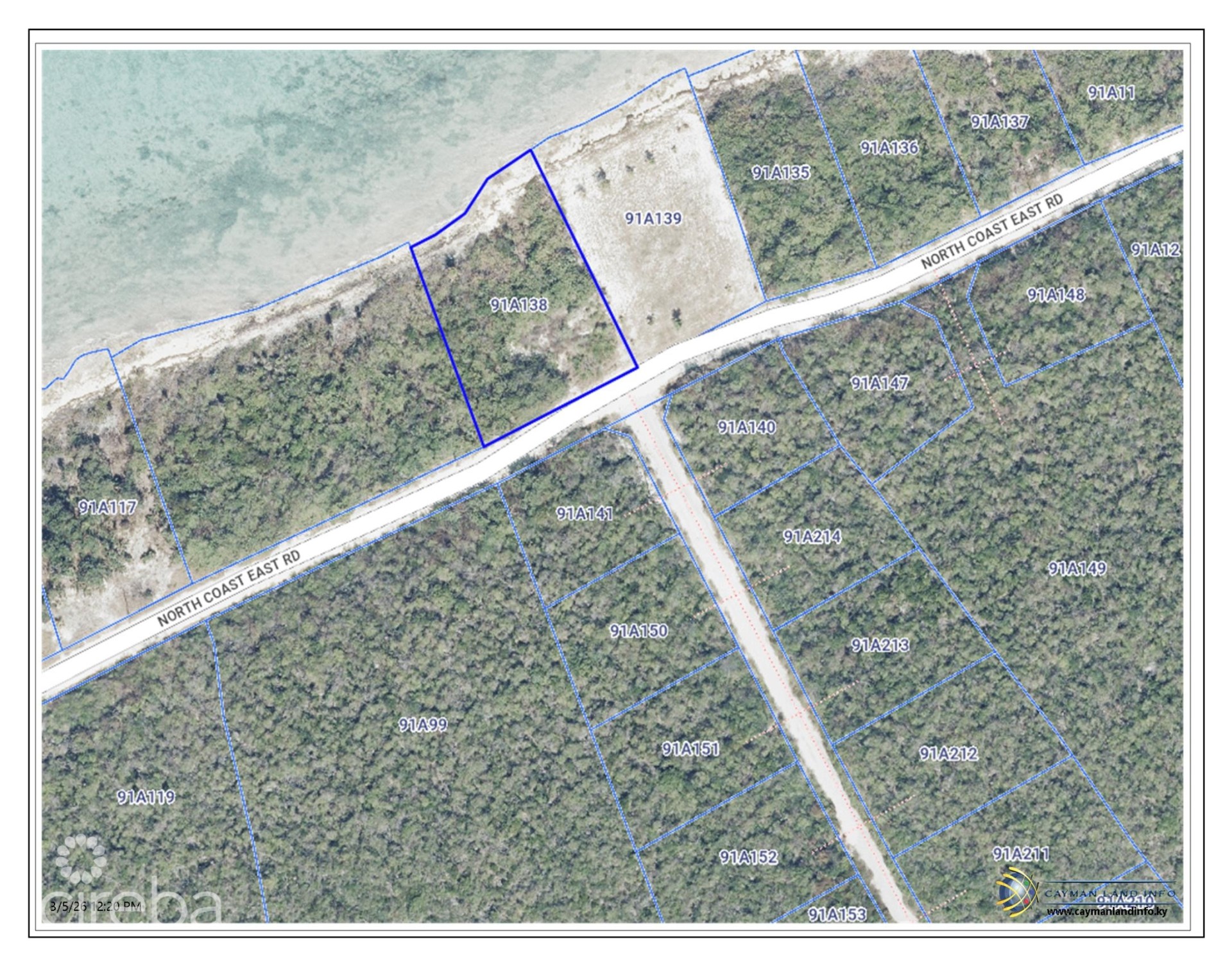 BEACHFRONT LAND ON NORTH COAST EAST ROAD