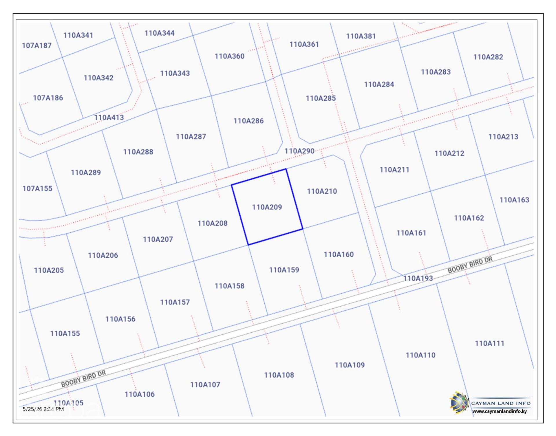 CAYMAN BRAC LOT ON BLUFF AT SELWORTHY GROVES