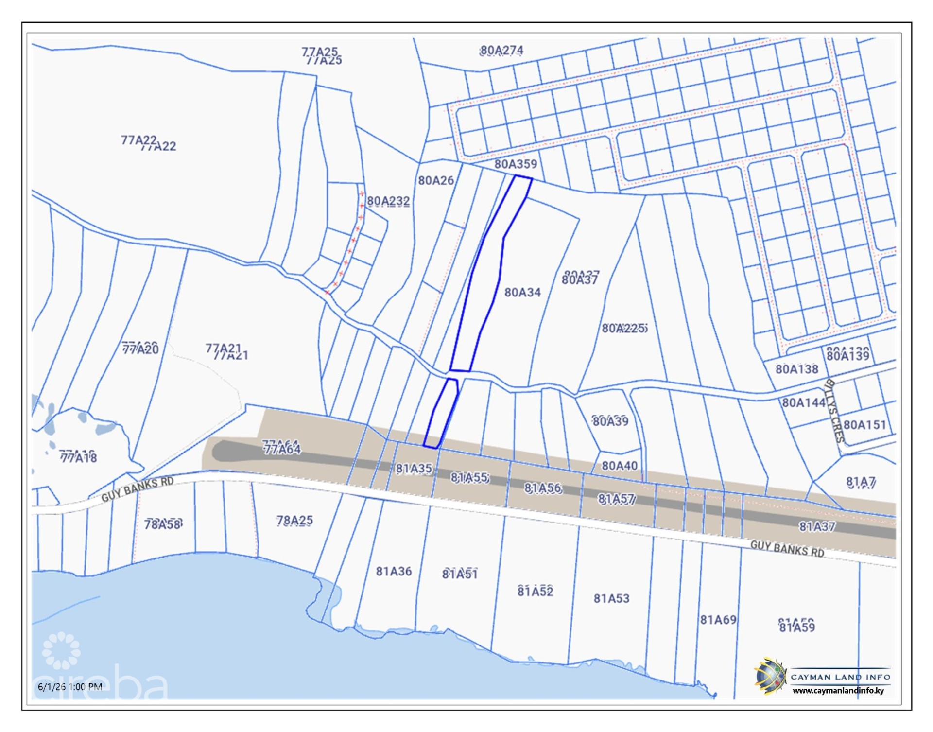 LITTLE CAYMAN LAND 2.5 ACRES - BY AIRPORT