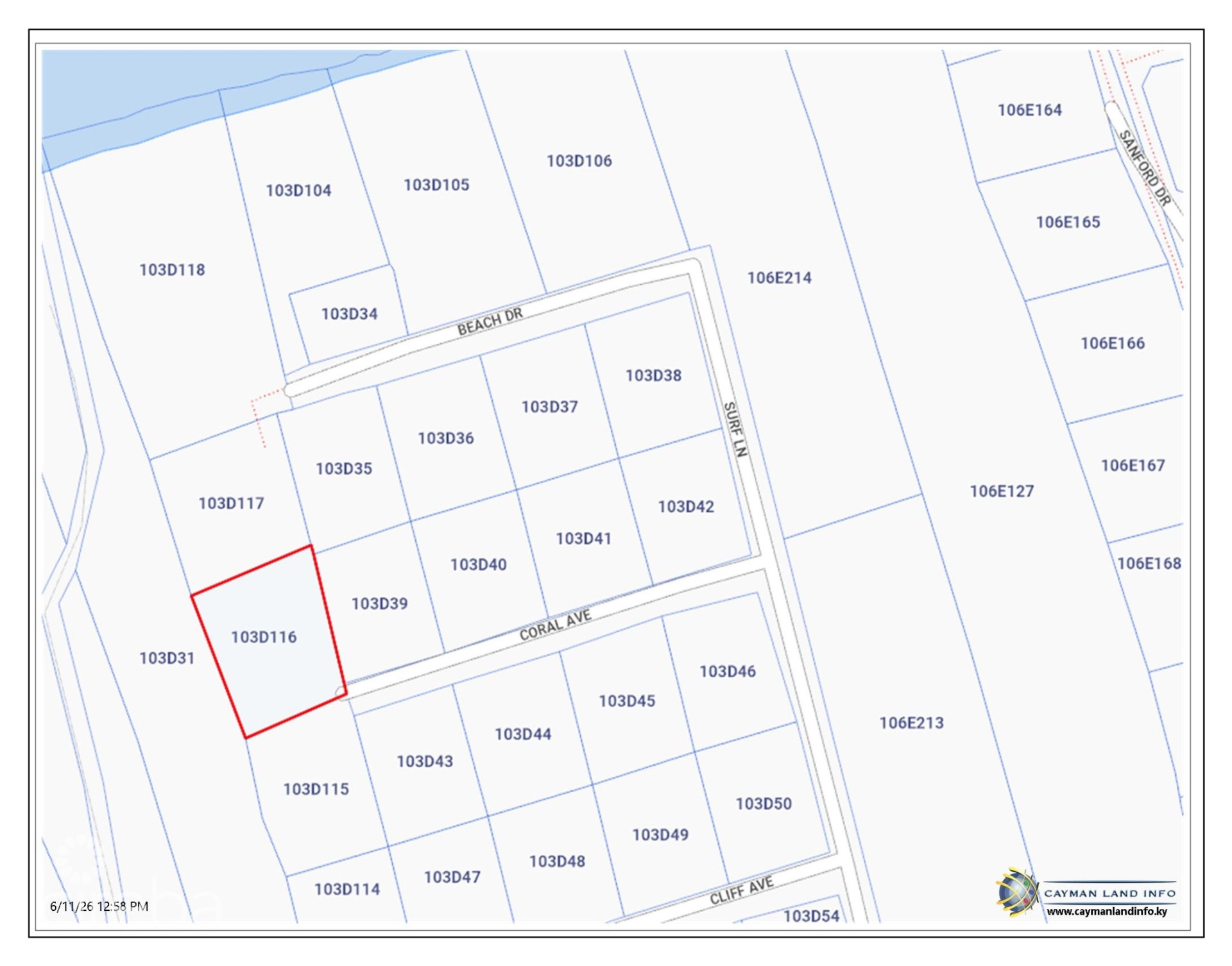 CAYMAN BRAC  TWO ADJACENT LOTS