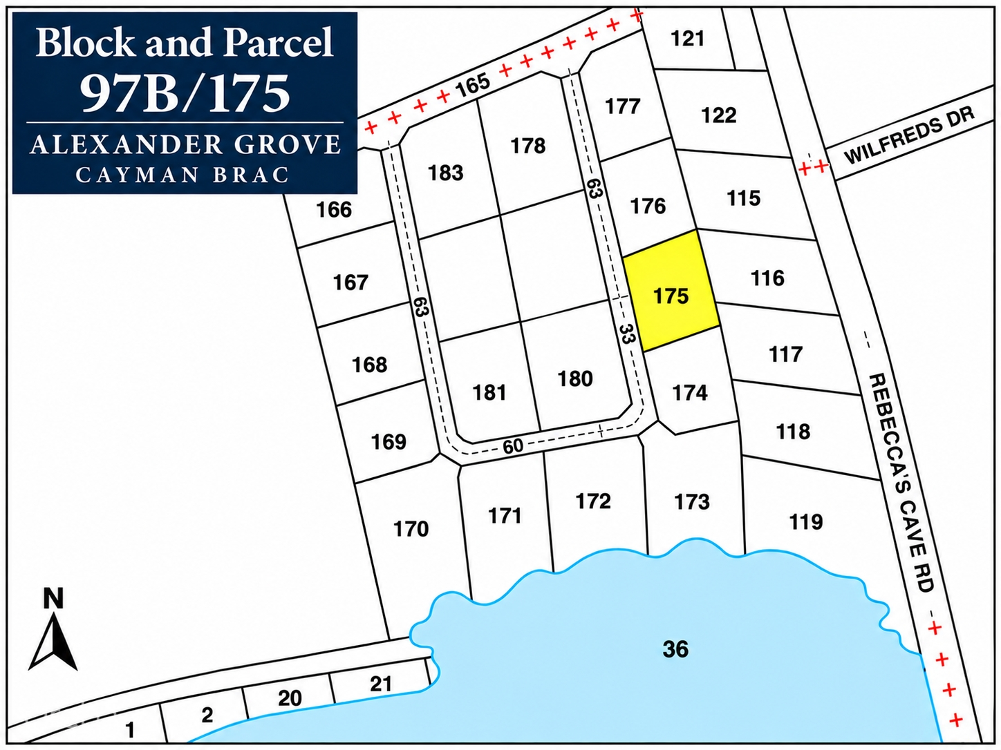 ALEXANDER GROVE SUBDIVISION - CAYMAN BRAC - LOT 3